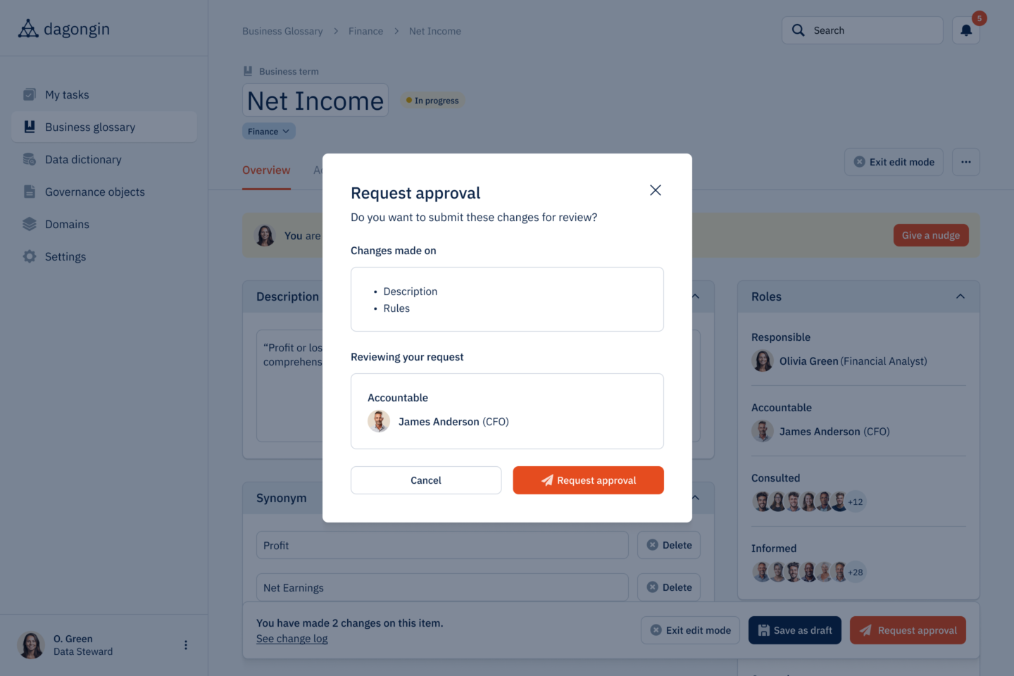 5 Data Governance Business Glossary Approval Flow